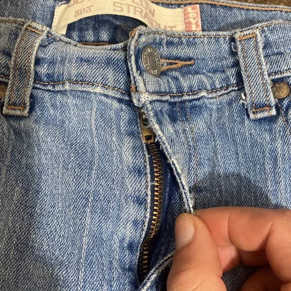 Y2K Levi’s 505 Nouveau Low Straight Jeans - Picture 4 of 15